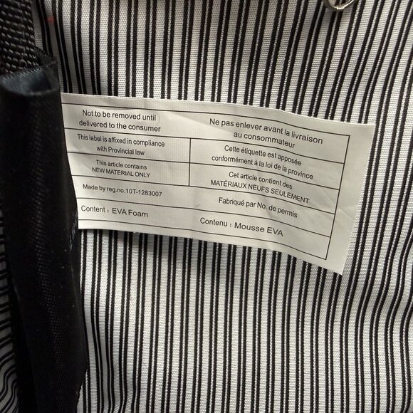 London Fog Oxford III 17" Cabin Bag Carry-On Travel Tote Black White Houndstooth - Picture 6 of 16